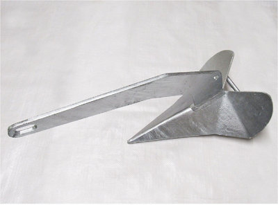 SecureFix Direct Galvanised Steel Fixed Plough Anchor 20Kg (Delta Style Yacht Boat Marine Sea) from B&Q