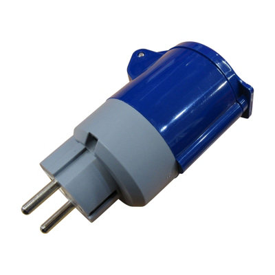 B&Q -  Euro Plug To Cee Socket AdapterCoupler Caravan Camping Site
