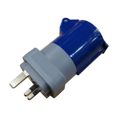 SecureFix Direct Uk Plug To Cee Socket AdapterCoupler Caravan Camping Site from B&Q