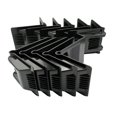 SecureFix Direct Plastic Corner Protectors Heavy Duty 50mm  X10 (Strap Webbing Ratchet Secure Pallet Edge) from B&Q
