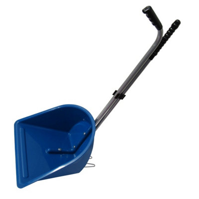 SecureFix Direct Horse Poop Scoop And Rake Blue (Manure Equestrian Heavy Duty Lightweight) from B&Q