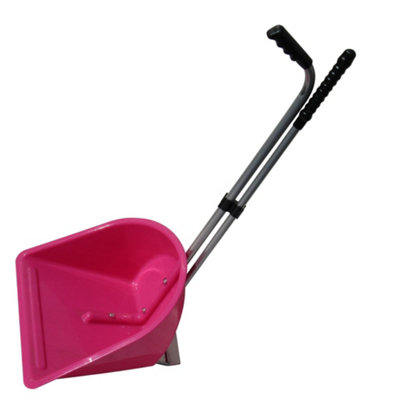 SecureFix Direct Horse Poop Scoop And Rake Pink (Manure Equestrian Heavy Duty Lightweight) from B&Q