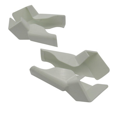 SecureFix Direct Motorhome Gutter Spout Extensions 4Pcs (Caravan Rv Plastic White) from B&Q