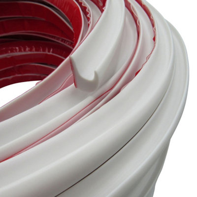SecureFix Direct Drip Stop Rain Deflector 2M (Gutter Caravan Awning Rv Motorhome White) from B&Q