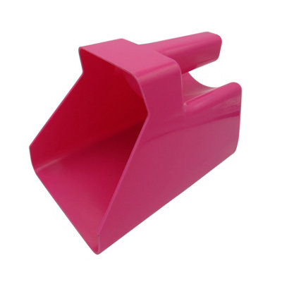 SecureFix Direct Horse Food Scoop 1.5LPink (Feed Equestrian Pet Stable Animal) from B&Q