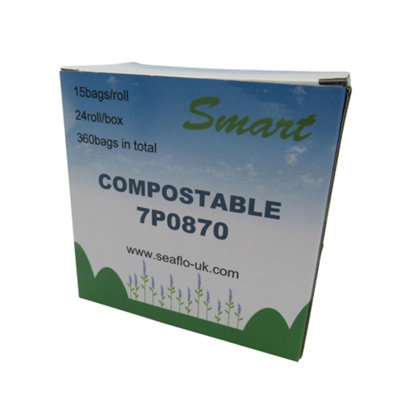SecureFix Direct Dog Poop Bags Compostable X360 (Waste Doggy Large Biodegradable Pets) from B&Q
