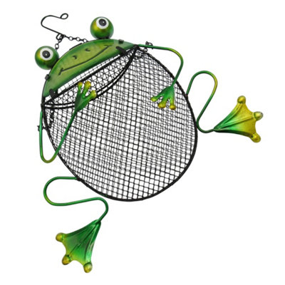 SecureFix Direct Novelty Frog Hanging Bird Feeder With Hook (Garden Feeding Station) from B&Q