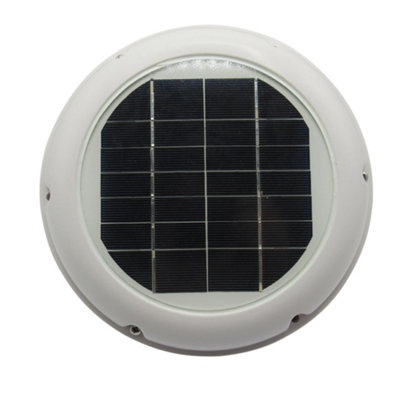 SecureFix Direct Solar Powered Ventilator Extractor Fan (Exhaust Roof Vent Caravan Ventilation Greenhouse Camper Rv) from B&Q