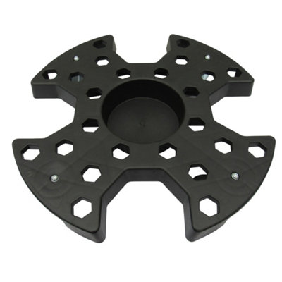 B&Q -  Garage Tyre Storage Dolly (Workshop Wheel Transport Casters)