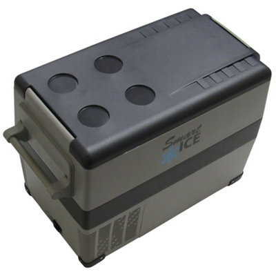 SecureFix Direct Camping Compressor Fridge Freezer 55L (Portable 12V 24V 240V Basket) from B&Q