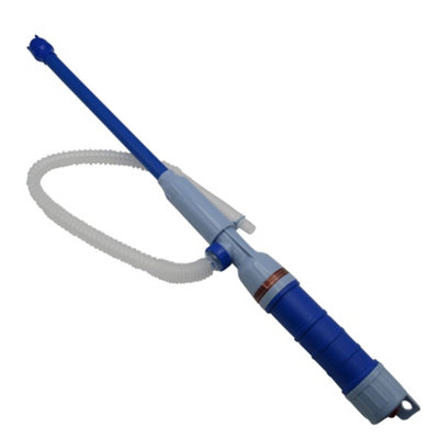 SecureFix Direct Battery Operated Fuel Transfer Pump (Oil Electric Liquid Petrol Diesel Water Siphon Portable) from B&Q