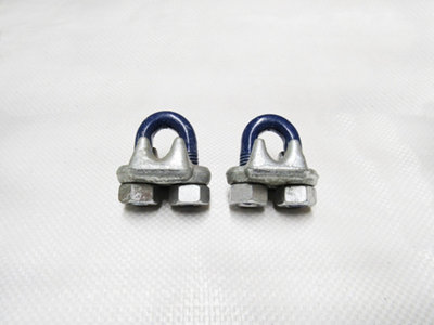 SecureFix Direct Wire Rope Grips 1 1/2" Us Fed Spec X2 (38mm Bulldog Cip U Bolt Ff-C-450)
