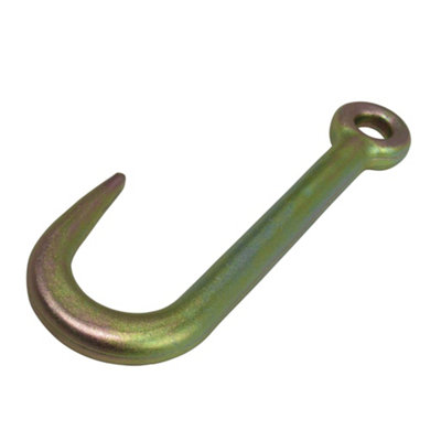 SecureFix Direct Recovery Truck Towing Hook (Grade 70 Off Road J Shaped Tow Chain Winch 2.5T) from B&Q