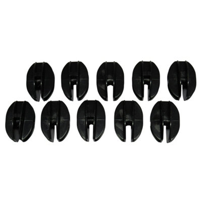 SecureFix Direct Electric Fencing Corner Insulator Tensioners X10 (Start End Poly Fence Strainer Egg) from B&Q
