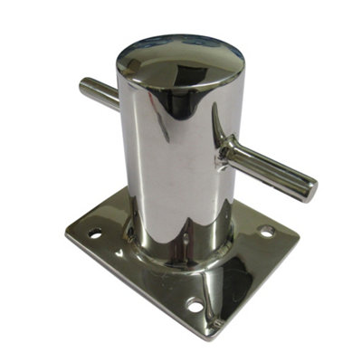 SecureFix Direct Stainless Steel Mooring Bollard Cleat 60mm (Docking Dock Rope Secure Boat Marina)