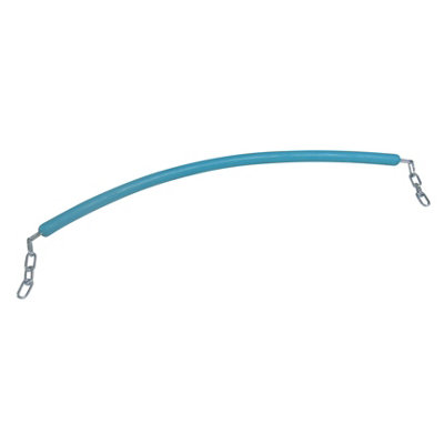 SecureFix Direct Rubber Coated Stable Stall Chain (Pastel Blue Plain End Horse Door Guard) from B&Q