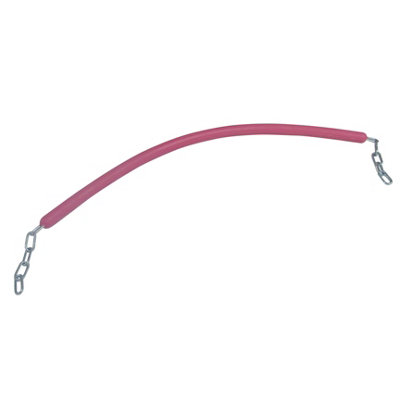 SecureFix Direct Rubber Coated Stable Stall Chain (Raspberry Plain End Horse Door Guard) from B&Q