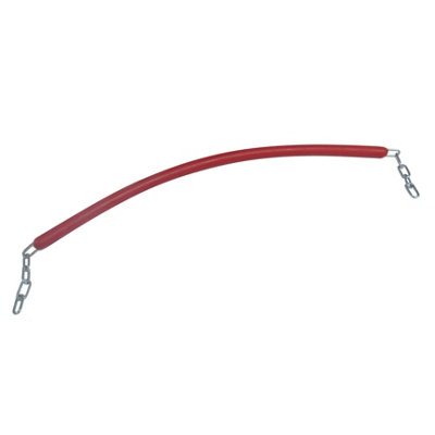 SecureFix Direct Rubber Coated Stable Stall Chain (Red Plain End Horse Door Guard) from B&Q