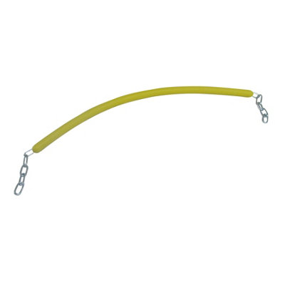 SecureFix Direct Rubber Coated Stable Stall Chain (Yellow Plain End Horse Door Guard) from B&Q