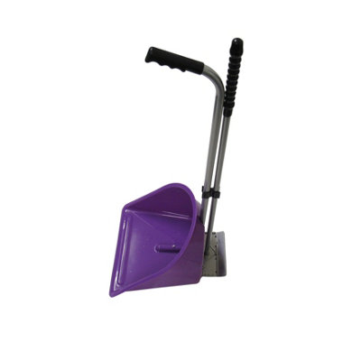 SecureFix Direct Horse Poop Scoop And Rake Purple (Manure Equestrian Heavy Duty Lightweight) from B&Q