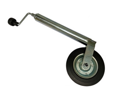 Heavy Duty Caravan Jockey Wheel 60Mm (Trailer Metal Rim Wind Handle) 600988562226 - Image 3