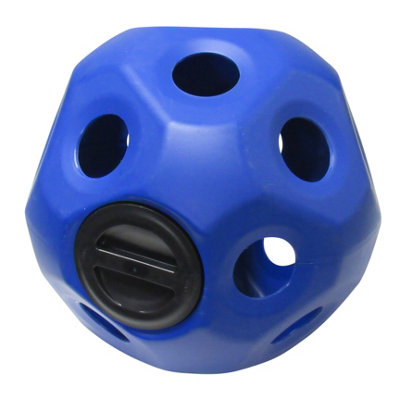SecureFix Direct Hay Ball Horse Feeder ToyBlue (Hanging Treat Slow Feeding Stable) from B&Q