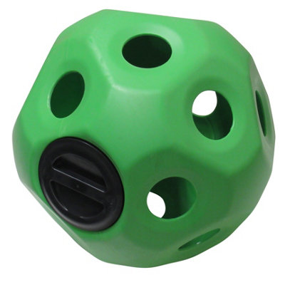 SecureFix Direct Hay Ball Horse Feeder ToyGreen (Hanging Treat Slow Feeding Stable) from B&Q