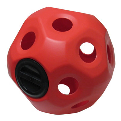 SecureFix Direct Hay Ball Horse Feeder ToyRed (Hanging Treat Slow Feeding Stable) from B&Q