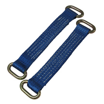 SecureFix Direct Vehicle Alloy Wheel Straps 12"Set Of 2 (Recovery Transport Oval Links) from B&Q