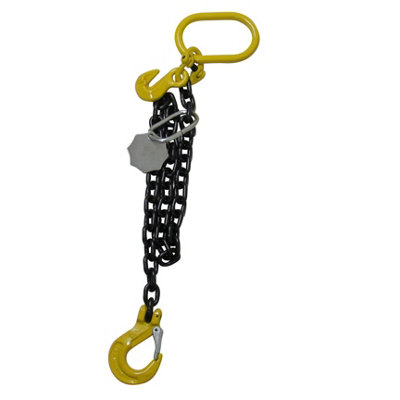 SecureFix Direct Chain Sling With Shortening Clutch Grade 80 1 Leg2M10mm (3.15T Bulk Bag Lifting G80) from B&Q