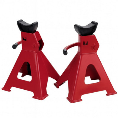 SecureFix Direct Heavy Duty Axle Jack Stands 12T (Garage Car Caravan Vehicle Mechanic) from B&Q