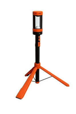 SecureFix Direct Rechargeable Led Work Light Tripod Stand (Waterproof Hook Emergency Lighting Camping) from B&Q