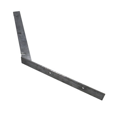 SecureFix Direct Galvanised Razor Barbed Wire Brackets Pack Of 1 (Front Facing Fence Wall Security) from B&Q