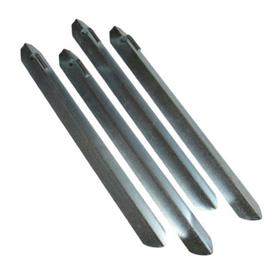 SecureFix Direct Tent Stake Ground AnchorsPack Of 4 (Heavy Duty Pegs Camping Marquee Gazebo Hooks) from B&Q