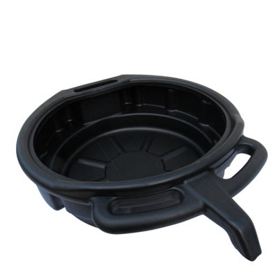 SecureFix Direct Oil Gearbox Fuel Drain Pan 15L (Drip Bucket Catch Tray Container Vehicle Service) from B&Q
