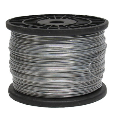 SecureFix Direct Galvanised Electric Fencing Wire 1.6mm (500M Reel Solid Electrified Fence Cattle Sheep Paddock) from B&Q