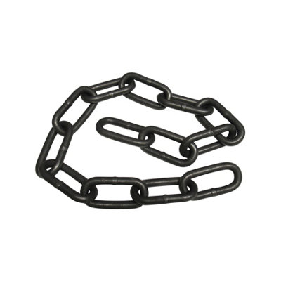 B&Q -  Long Link Welded Chain Self Coloured 6mm (General Purpose Boat Mooring Anchor Marine Din766)