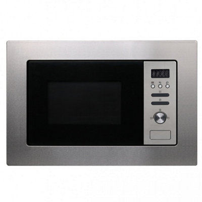 Cookology 800W Built-In Microwave 20L Integrated DesignBm20Lix  Stainless Steel from B&Q