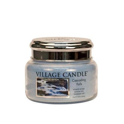 Village Candle 11Oz Small Glass Jar CandleCascading Falls from B&Q
