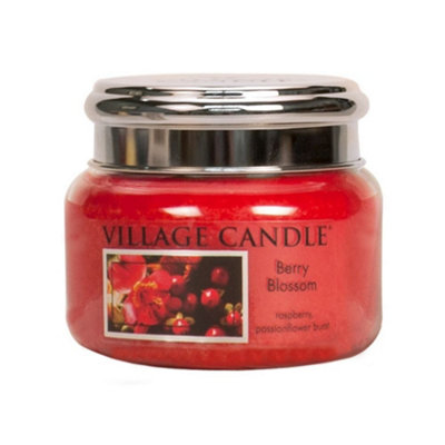 Village Candle 11Oz Small Glass Jar CandleBerry Blossom from B&Q