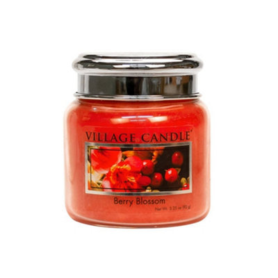 Village Candle 3.75Oz Petite Glass Jar CandleBerry Blossom from B&Q