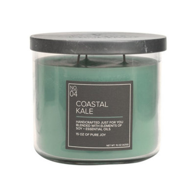 Village Candle Medium Bowl 15Oz CandleCoastal Kale from B&Q