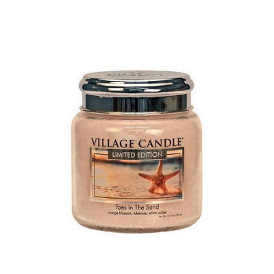 Village Candle 16Oz Medium Jar CandleToes In The Sand from B&Q