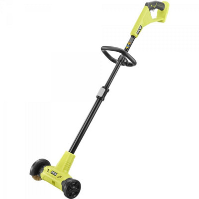 Ryobi One+ 18 V Patio Cleaner With Wire Brush Edger Weed Remover (Tool Only) from B&Q