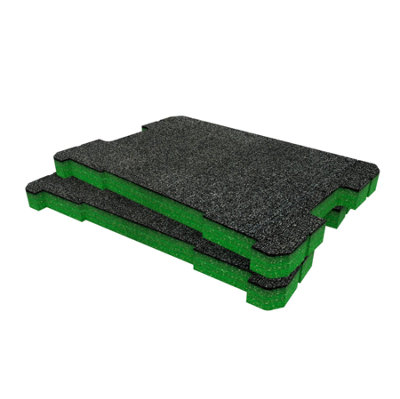 Shadow Foam Dewalt Tstak Toolbox Foam Inserts Cut And Peel Foam (Green 30mm) from B&Q
