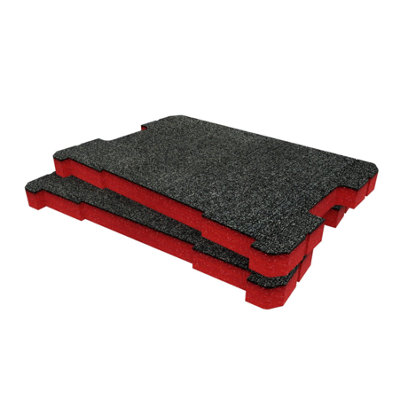Shadow Foam Dewalt Tstak Toolbox Foam Inserts Cut And Peel Foam (Red 30mm) from B&Q