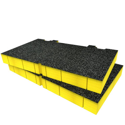 Shadow Foam Dewalt Toughsystem Ds150 Foam Inserts Cut And Peel Foam (Yellow 50mm) from B&Q