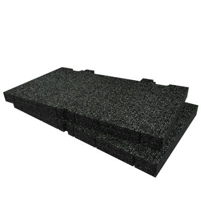 Shadow Foam Dewalt Toughsystem Ds150 Foam Inserts Cut And Peel Foam (Black 30mm) from B&Q