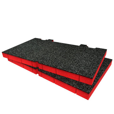 Shadow Foam Dewalt Toughsystem Ds150 Foam Inserts Cut And Peel Foam (Red 30mm) from B&Q