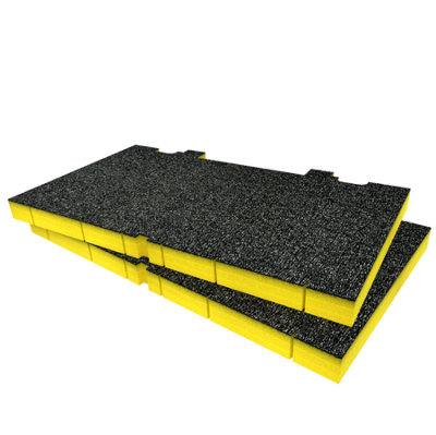 Shadow Foam Dewalt Toughsystem Ds150 Foam Inserts Cut And Peel Foam (Yellow 30mm) from B&Q